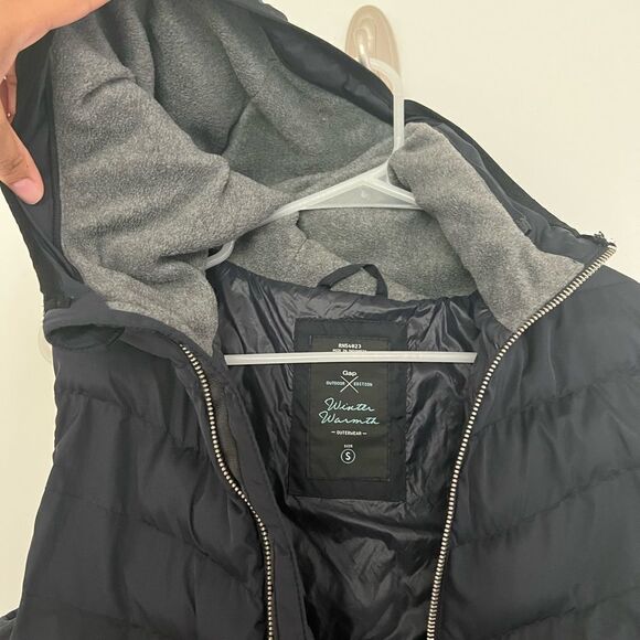 Puffer jacket vest with hood - Picture 5 of 5